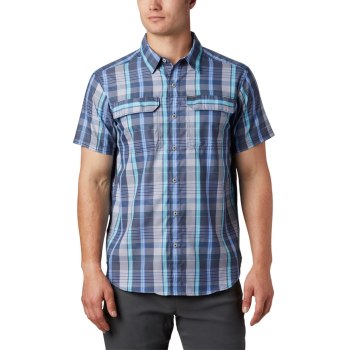 Pánské Košile Columbia Silver Ridge 2.0 Multi Plaid Short Sleeve Blankyt Viacfarebný BPOWDH752